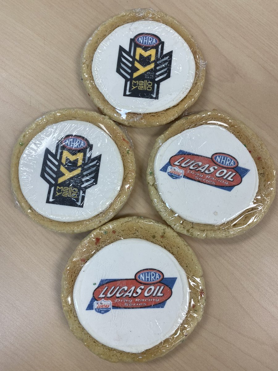 Cookies before lunch are totally appropriate when they come from <a href="/NHRA/">NHRA</a>! Thanks &amp; Happy Holidays! 

(We wish they were delivered in a dragster though😜)