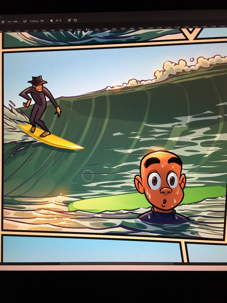 Luke_Swan's tweet photo. Beware of getting caught in the impact zone. #surfing #comicart https://t.co/fW2tCwxtmx