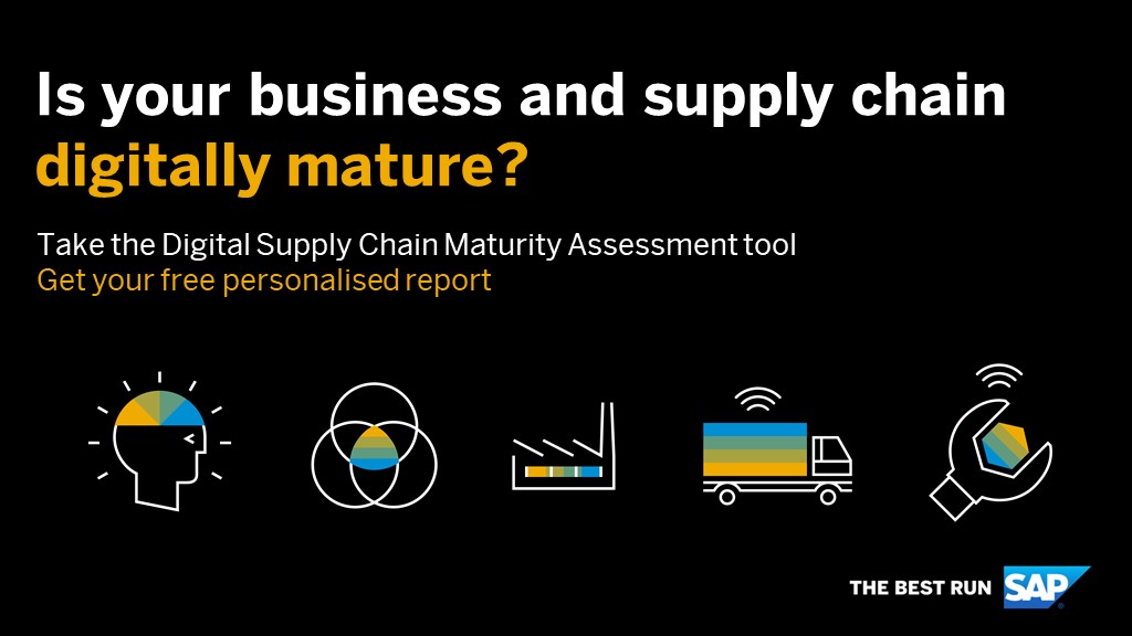 How innovative is your #supplychain? Find out how intelligent your supply chain is by taking the SAP Digital Supply Chain Maturity Assesment Tool: http://sap.to/60121noMq