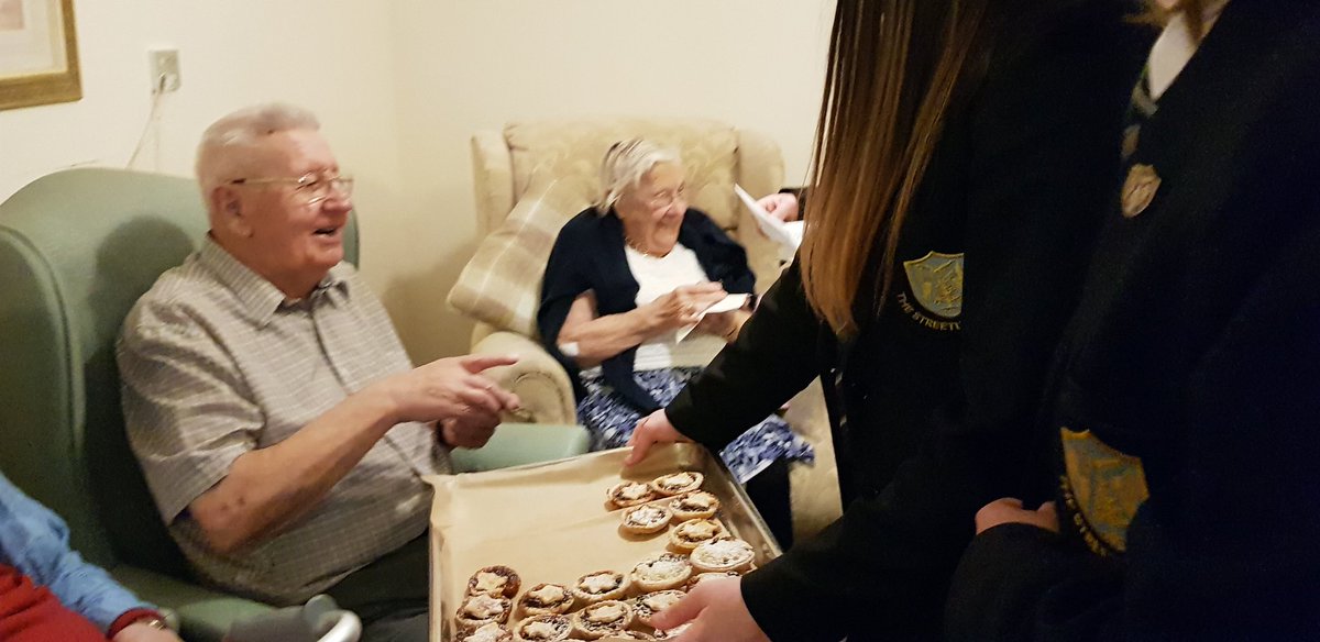 StreetlyHFC's tweet photo. Today was our annual Christmas visit to see the lovely residents from Inglewood Residential Home in Streetly. The students give gifts and sing carols. As always, the students were amazing and we all enjoyed our visit. https://t.co/tT9wbvYbeY