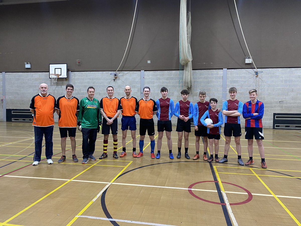 NiddPE's tweet photo. Student leadership team football fundraiser teacher v students. Really proud of the turn out #teamnidd @NidderdaleS https://t.co/xrweqw1kfo