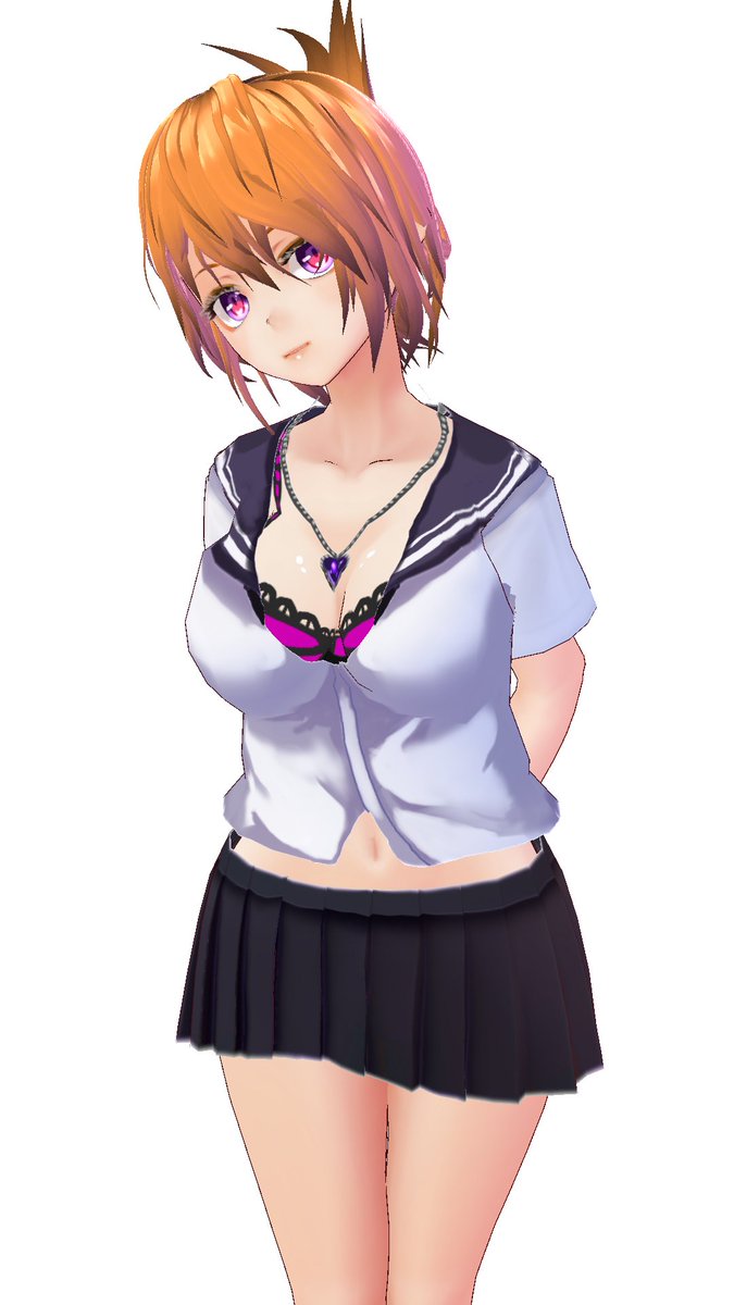 女子高生 ブラジャーみせ  /  X