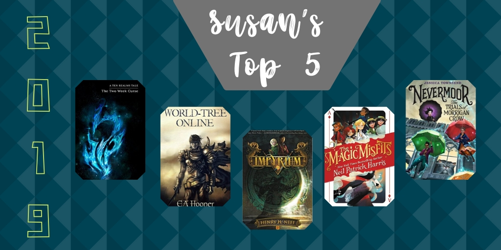 EulessLibrary's tweet photo. Did you read any of Susan's favorite books of 2019? #MLSEPL #TopFive #EulessTX @digressica @ActuallyNPH @henryhneff @Writer_EAHooper @chatfieldsbooks https://t.co/XXroLFIff5