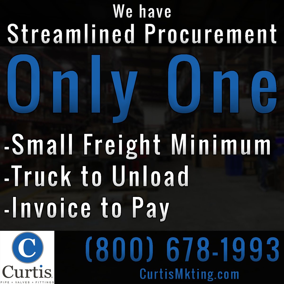 Curtis_LLC's tweet photo. All of our many products are warehoused together allowing for a one stop shop streamlined procurement process.

#curtisllc #worthinvest #curtismkting
@curtisllc @WorthInvest
https://t.co/PUs5cIs9M1
800-678-1993 https://t.co/RKfpuM0whP