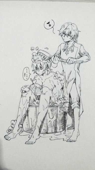 Gotta clean your feral kitty
#dimileth 