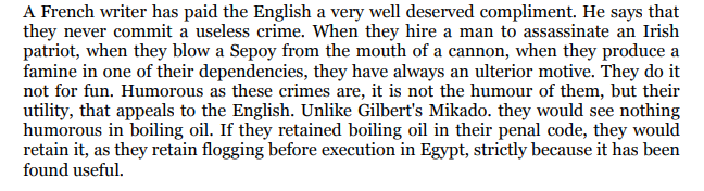 Patrick Pearse on the remorseless colonial logic and brutality of British Imperialism, and how it affected Ireland, India and Egypt alike