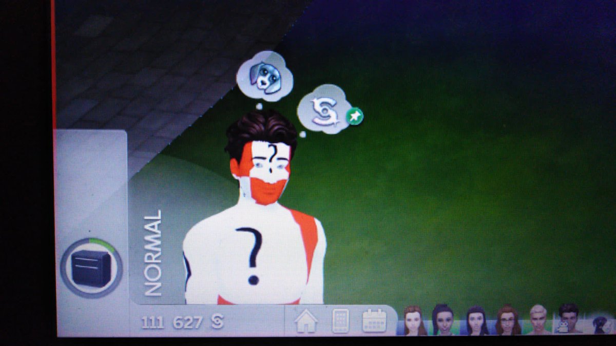 ukwoni's tweet photo. @TheSims @EAHelp hi, there's an error in my game. Most of the sims look like the one in the picture and also i can't edit them in CAS. I uninstalled all the mods and everything. Thanks https://t.co/WPqEbj5rcT