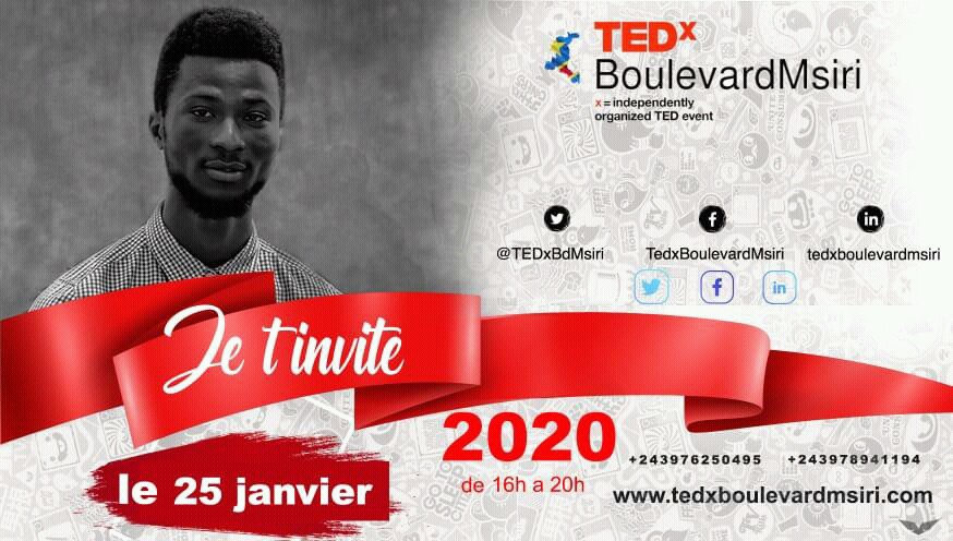 JosueYenga's tweet photo. It is a great honour and pride for me to share this event with my brothers in arms! We invite you to this meeting which will be held in the city of Lubumbashi on 25 January 2020 from 16h to 20h. Let's experience the experience in the Democratic Republic of Congo together https://t.co/DPpkp9AA3m