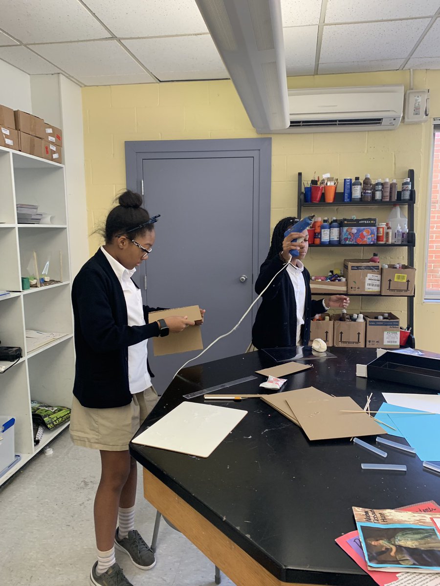 TheMsByrne's tweet photo. Things are getting #STEAM -y in #English6! The #AGSClassof2026 students are using #designthinking skills to solve problems influenced by their reading of a Long Walk to Water. #thisisAGS #AGSTurns20 @atlantagirlsschool https://t.co/TBgR76hzlL