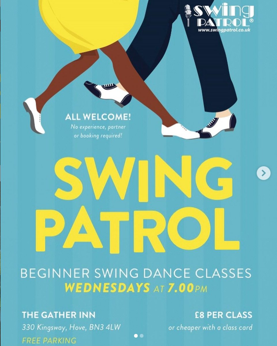 BrightonBnB's tweet image. Don&apos;t forget! In the new year, Swing Patrol will be hosting classes every Wednesday from the 22 January.
These will be beginner classes so why not make it a New Years resolution?
@swingpatrolbrightonuk #swingpatrol #swingdance #beginnerdanceclasses