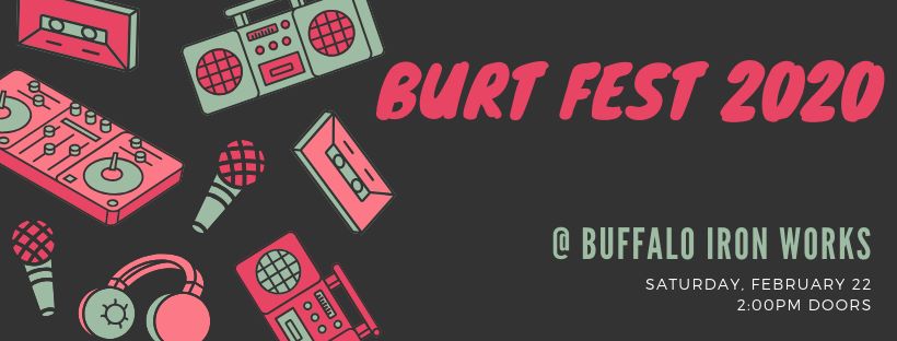 FTMPEvents's tweet photo. Sat, Feb 22nd! #BurtFest 2020! @ONALofficial, @CreatingASinner, @lexxiraine, @EyesBlind1, @bearthebronze, @realmindchaser, @NotForNothing2, @lostlikelions, @elenimusic, @dominic_hannon, @DigitAfterlife, &amp; more! 2:00pm doors at @IronWorksBflo! $10 tickets: https://t.co/zax4fEV0KG https://t.co/HbUBNx4fs0