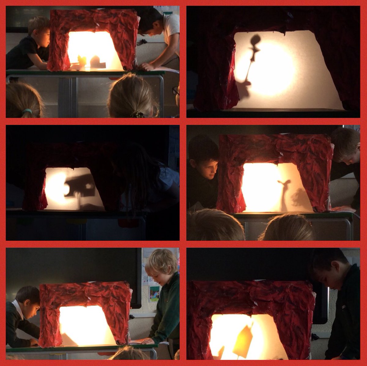 TickfordPark's tweet photo. Year 3 shadow puppet theatre performances this afternoon to a captive audience. ✨🎭 The children designed and made their own theatres, puppets and wrote the script for their performance, based on Hansel and Gretel. They were fantastic! #TP4art #TP4science #TP4writing #TP4year3 https://t.co/Pnv8EqGfDb