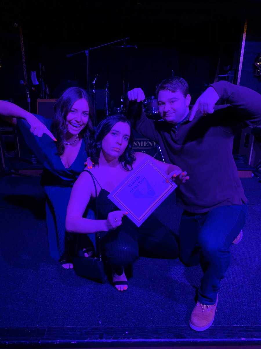 So excited to be award with the Triangle of the Year award at our annual <a href="/TEKsystems/">TEKsystems</a> holiday party! Couldn’t be more proud of this team for all of their hard work. Looking forward to a better 2020! <a href="/TEKDigitalEliza/">Eliza Sindelar</a> <a href="/ndoty_tek/">Nick Doty</a>