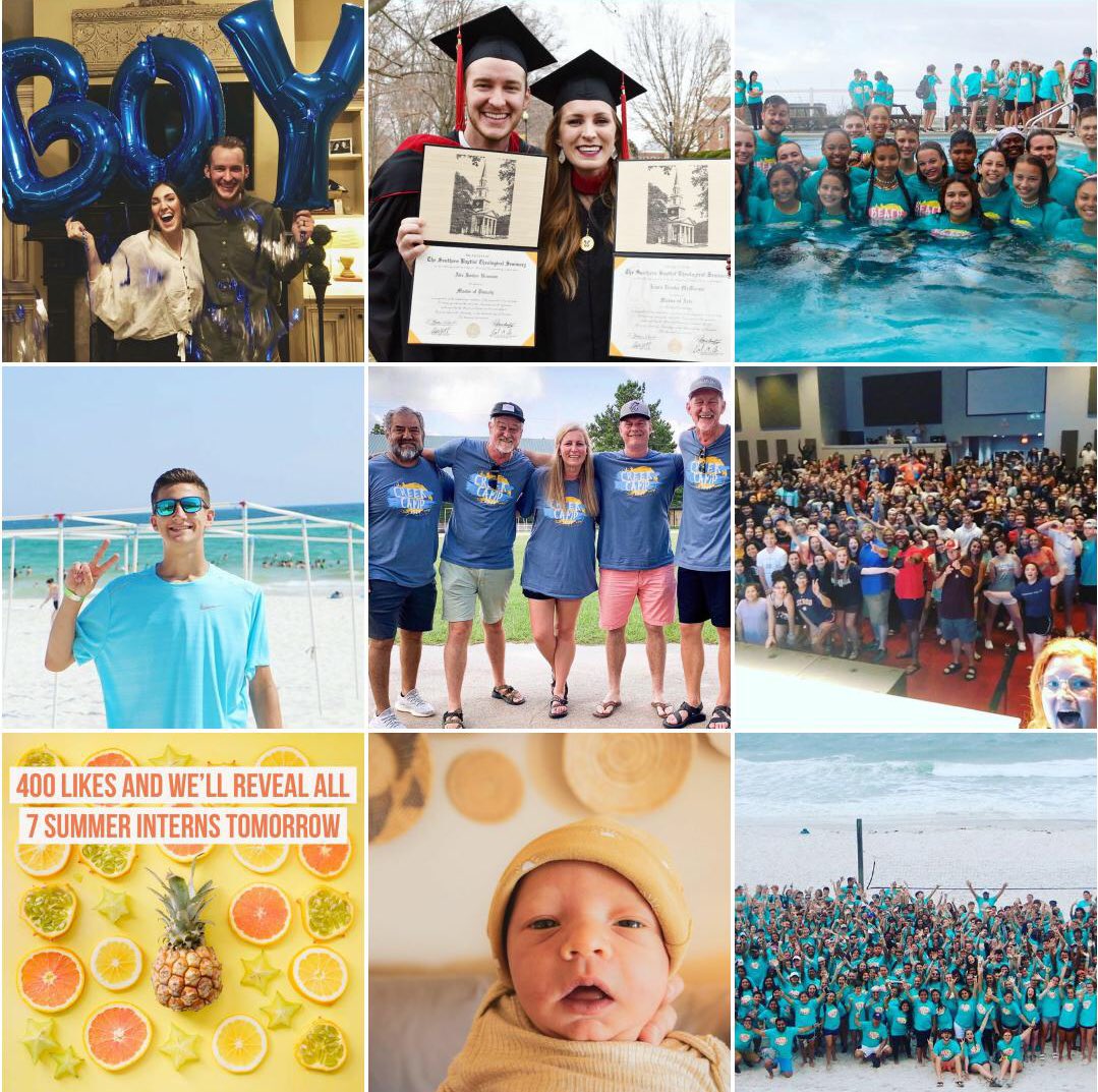 Top 9 of the year—we sure have loved spending 2019 with you &amp; seeing how God has worked in all of our lives! Thankful for all of you. Join us tonight as we close out the year together with our last Element service of 2019 🤩 Wear a Christmas sweater &amp; bring a friend—see ya @ 7pm!