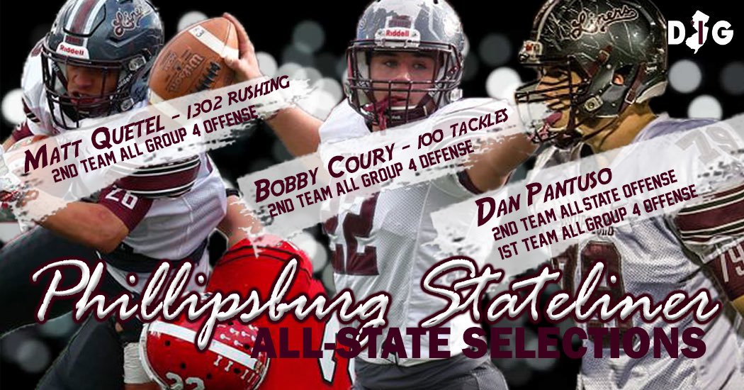 New Jersey’s All State football selections has been released and Phillipsburg Football is proud to announcement that 3 of our finest have been selected. Well deserved honor for these young men.