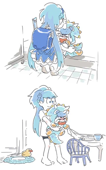 トリカラは元からバブだから・・・ なんだか気に入ってるシリーズなので描いていいよ 