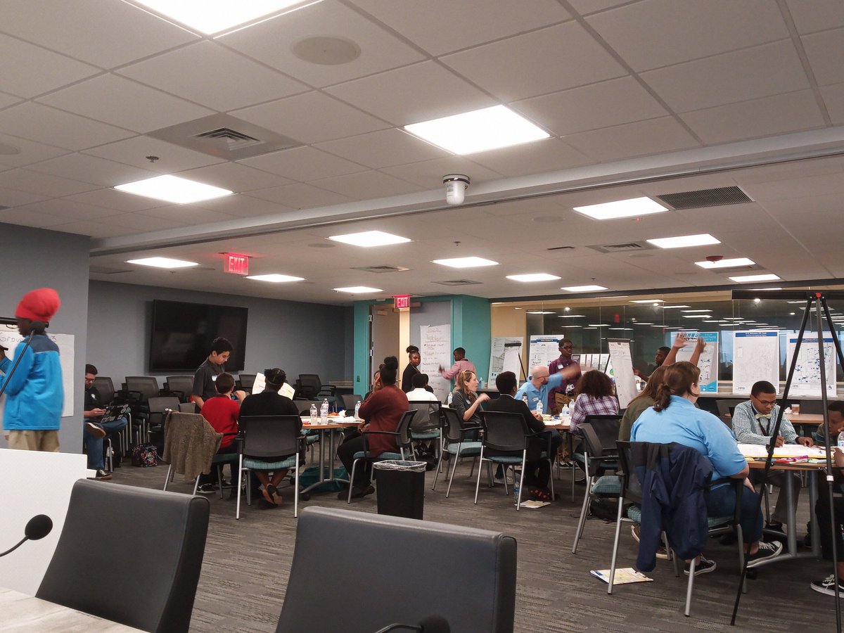 MPOErica's tweet photo. I love it when this is what my day in the office looks like! Mentoring the next generation and inspiring careers in transportation along the way!!!! McNicol Middle school students you are rocking our "Think Like A Planner" program!!! @MsYogaBot @browardschools @SpeakUp_Broward https://t.co/LzqRJHMjis
