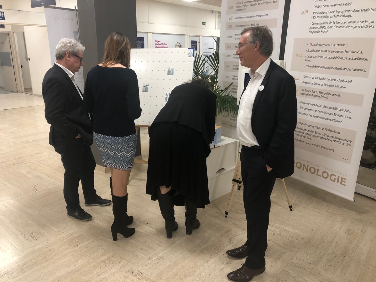 cpc_lr's tweet photo. L'organisation est en place, prête à accueillir toutes les formes d'intelligences ! @Montpellier_BS #cpclrintelligences https://t.co/o4tgBWYsaw