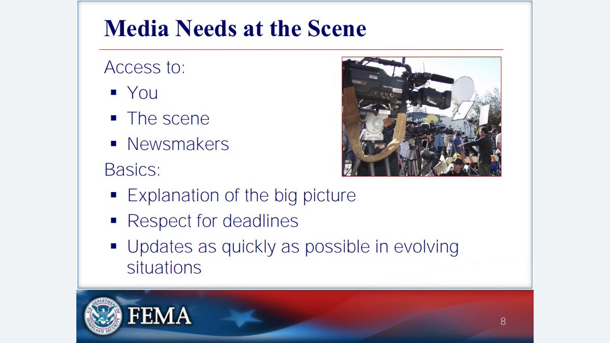 PIO_Joe's tweet photo. Media friends:
Anything you would add to these lists?
This is for public information officer training we conduct on a regular basis.
#BasicPIO #UtahPIOs https://t.co/Qw3eQWobkV