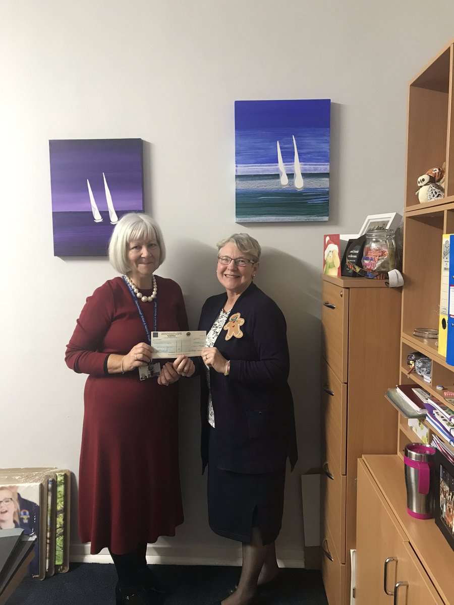 BarbaraConroy4's tweet photo. I was delighted to present the cheque for £175 to Care For Christmas. Thank you for your generosity after the Christmas performances. Wishing everyone @QueenboroughSN a very Merry Christmas. https://t.co/WqnVjEGtI7