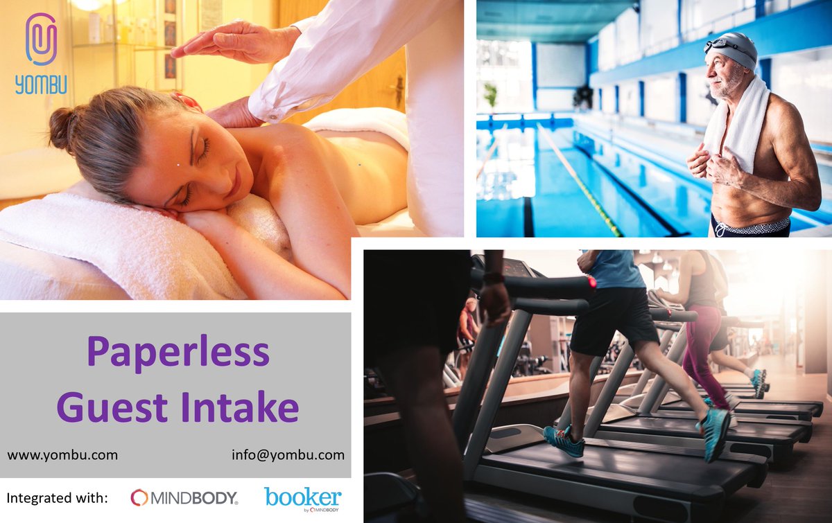 Check out our digital intake kiosk apps for tablet and web. Go paperless. Find out more: info@yombu.com

#yombu #gopaperless #spa #fitnessindustry #guestregistration