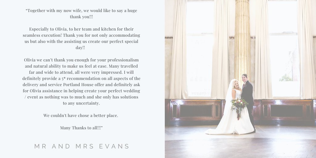 A fantastic 5* review from one of our October bride and grooms ✨

#cardiff #weddingvenue #cardiffvenues #review
