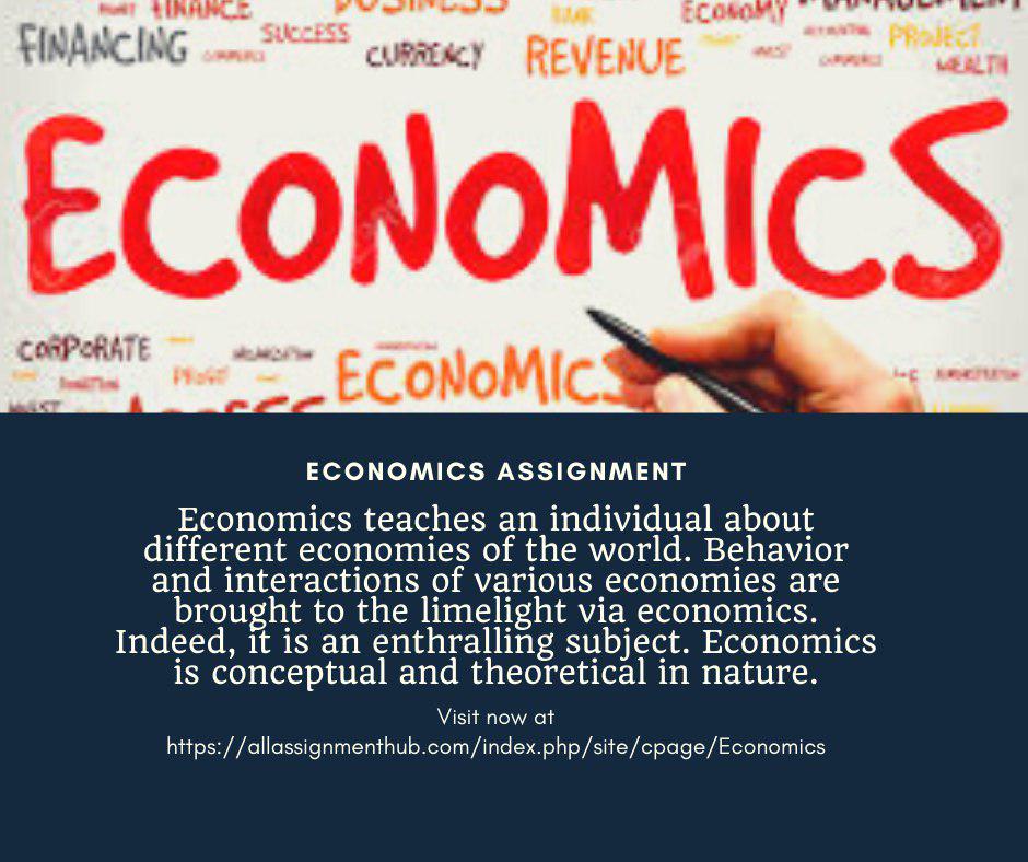 allassignmenth2's tweet image. Best Assignments offers online assignment help & writing services, We have a team of expert writers to provide assignment help for your projects.
Our Website @ allassignmenthub.com
#commerceAssignment #economics  #economicsassignment #bestassignmentservice #orderassignment
