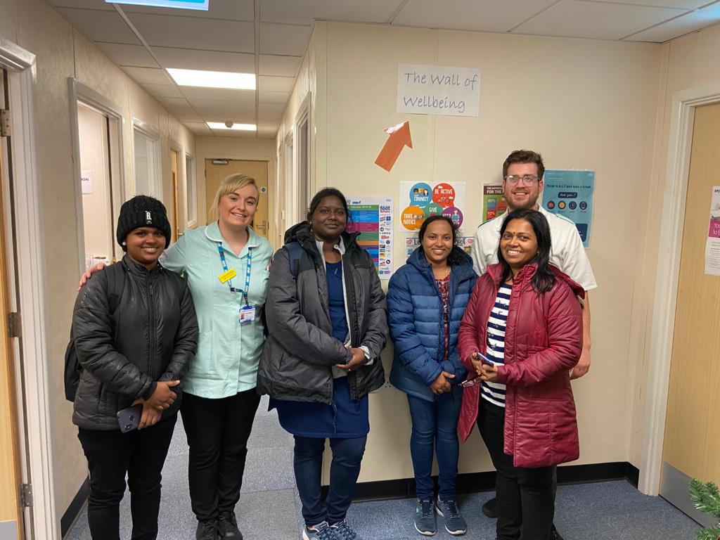 somNHS_LD's tweet photo. So pleased for four of our overseas nurses who have passed their NMC OSCE exam on their first attempt, Having arrived in the uk only 3 weeks ago!  Well done!  @SomParMPH_LandD @tauntonsimteam @SomParMPH_Jobs @MusgrovePark https://t.co/SCkIIuLJvx