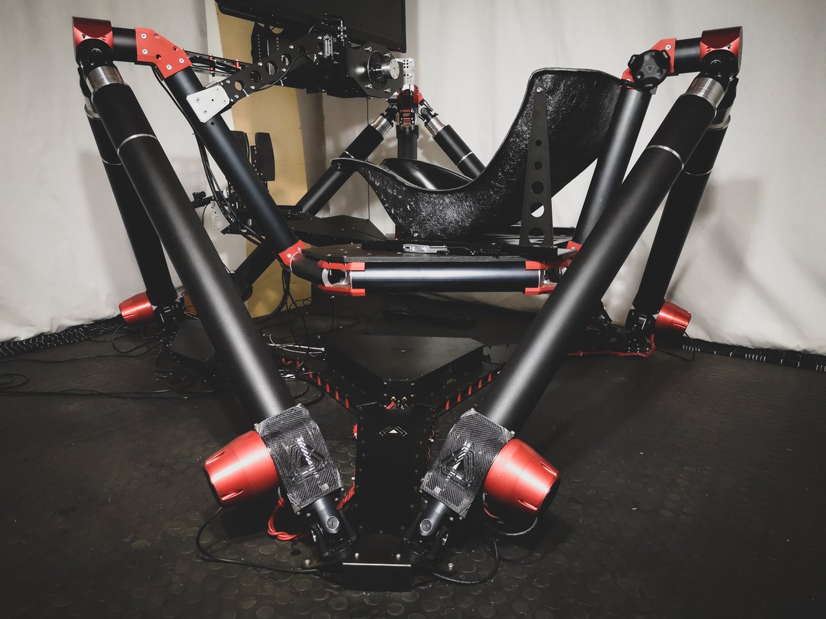 Beautifully engineered 6-axis motion simulator, requires 2.2  x2.4m space #6dof #Racing
Target: Flight, Rally/GT/Track racing
#F1 #motionsimulator #fullmotionsimulator #flightsimulator #DCSWorld #microsoftflightsimulatorx #simrig #simracer #Rally #gaming #projectcars