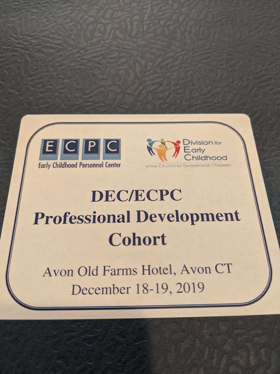 ECPCcenter's tweet photo. Welcome to the ECPC/DEC PD cohort in person and on 6 people joining us on zoom. @ECPCcenter @ED_Sped_Rehab #purposewithpassion https://t.co/G07LLTIR1O