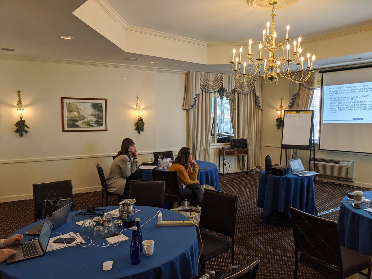 ECPCcenter's tweet photo. Welcome to the ECPC/DEC PD cohort in person and on 6 people joining us on zoom. @ECPCcenter @ED_Sped_Rehab #purposewithpassion https://t.co/G07LLTIR1O