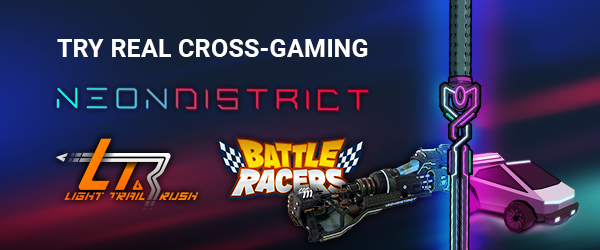 LightTrailRush's tweet photo. There's still time to grab a crate and get a chance of owning a Legendary Radiant Blade from @neondistrictRPG, it's working on @BattleRacers and @LightTrailRush
Cross-gaming at its best! https://t.co/388bMuHMt7
#NFTs #crossgaming https://t.co/n23um3wObr
