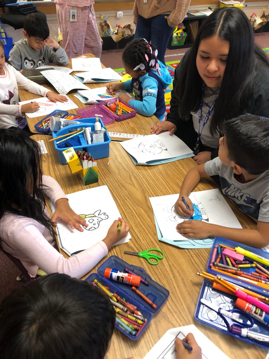 art_nahs's tweet photo. One of our favorite days! National Art Honor Society coloring with kindergarteners at Whitehall Elementary. #nahs #nationalarthonorsociety https://t.co/hRYRRIQPd6