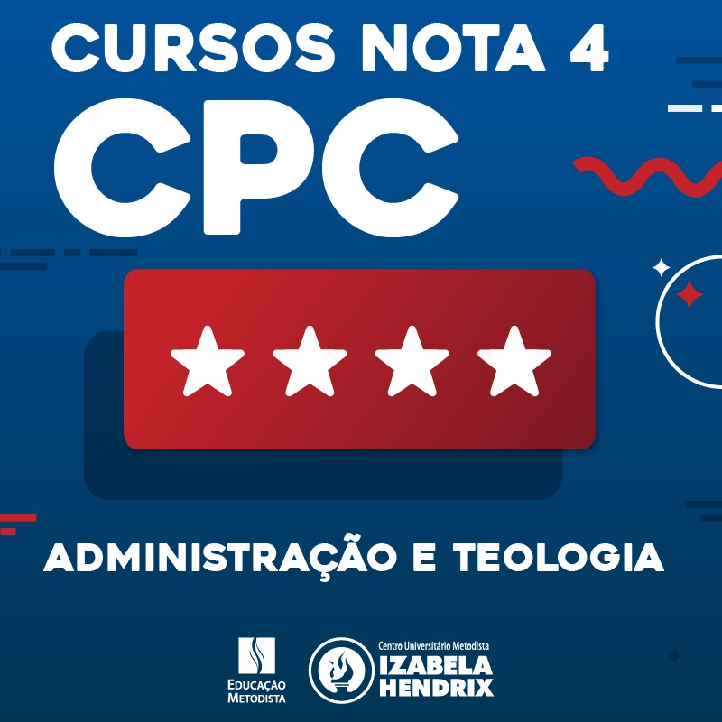 Os cursos de Administração e Teologia do Instituto Metodista Izabela Hendrix tiraram nota 4 na avaliação do INEP. Saiba mais:  bit.ly/2Z8BUYh