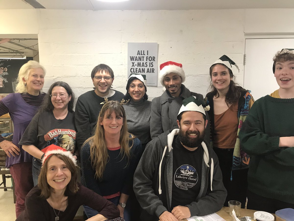 XRSutton's tweet photo. Here are a few photos of our #XRmas party last night and it was great to see rebels wind down. An important part of Extinction Rebellion is reflection and regeneration. It has been a busy year and we’re not quite done yet! https://t.co/3p0dSNXsCo