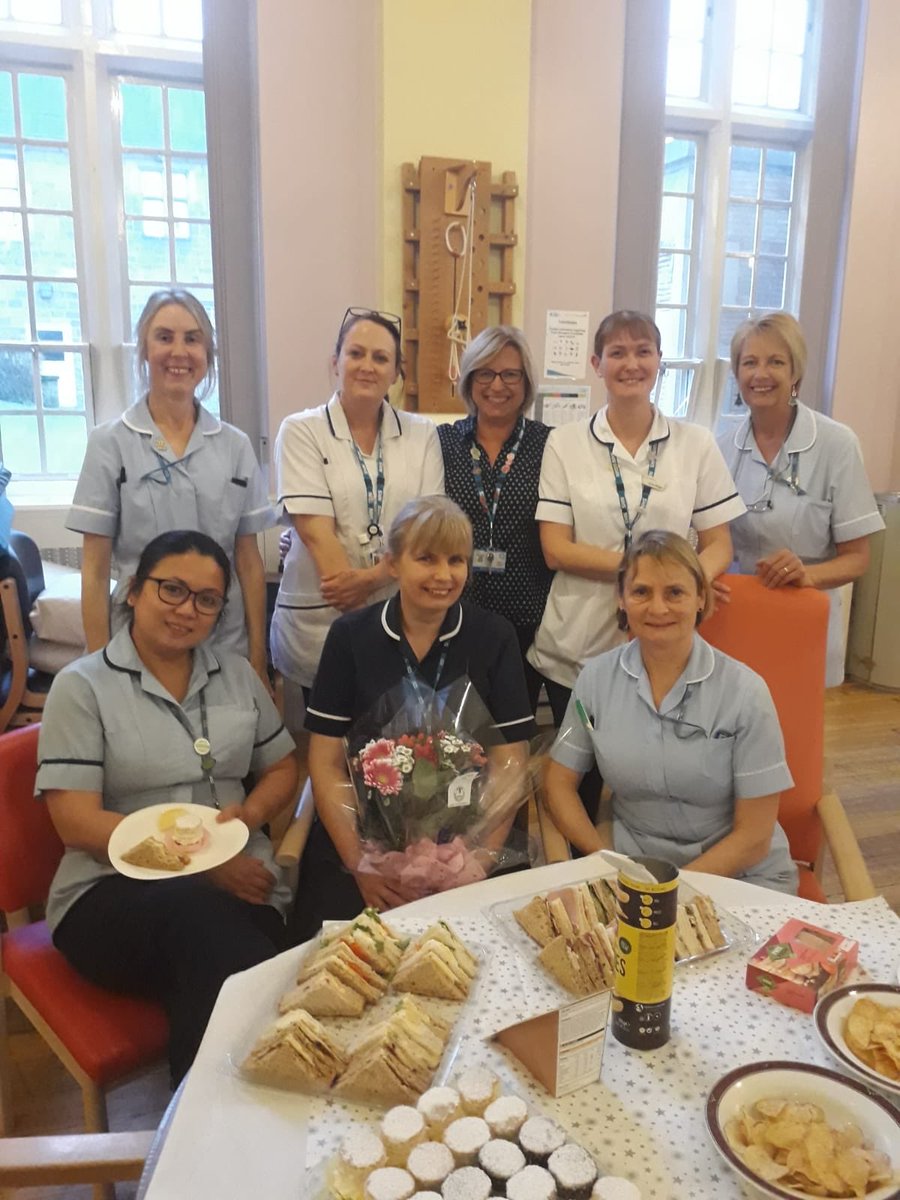 Sister Sandra Boiling Celebrating 30 years nursing in the day unit with colleagues 🥳 <a href="/DCHStrust/">Derbyshire Community Health Services NHS FT</a>