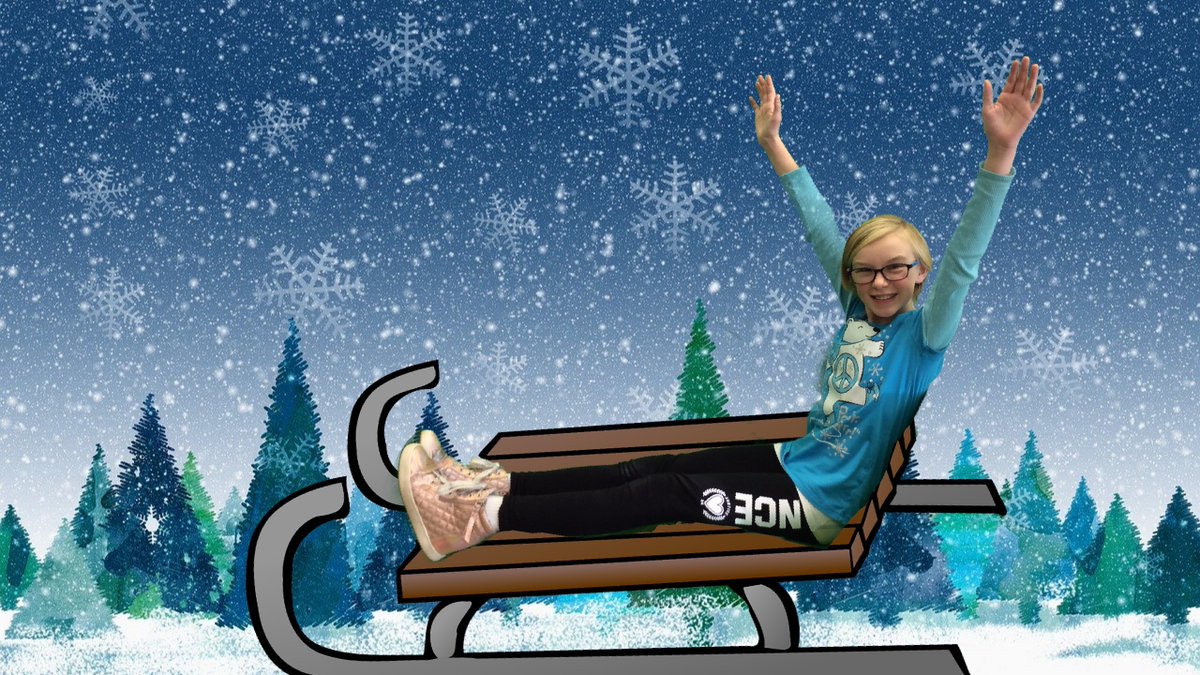 cparksitrt's tweet photo. Is there anything better than giggling with 5th graders as they create photo ornaments for their families? I think not. Merry Christmas🎄🎅🏽 @DoInkTweets @rockingedutech #rcpstech #HappyHolidays #creators @JCMESJakes #greenscreeninghappiness https://t.co/fXKfNN4APA