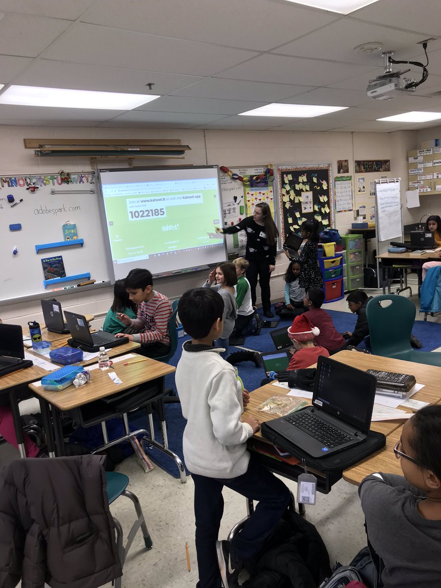 MrsNicholsonGBW's tweet photo. Geometry review with our intern from Chantilly. Kids love Kahoot! Especially when the intern said it is okay to pick your own nickname! π #gbwtech #teachersfortomorrow #ChantillyHS https://t.co/S9NfNDcUyX