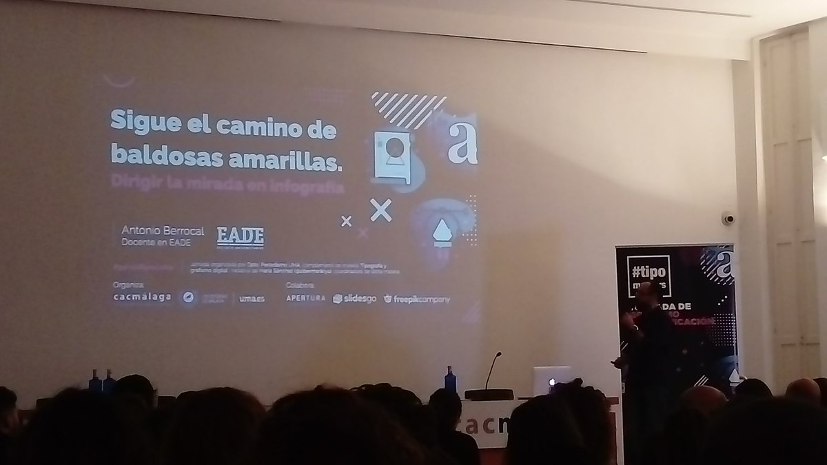 saraescuderogar's tweet photo. Empieza fuerte #tipomasters4 en @cacmalaga #Málaga #comunicación #diseño https://t.co/LYW0fK6tLu