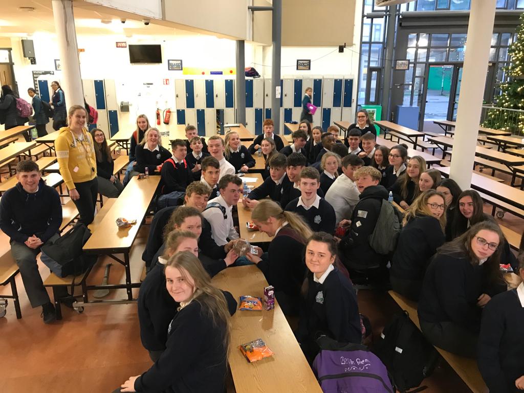 ArdscoilNaMara's tweet photo. Transition year students enjoyed their positive points party today. Fantastic to see so many eligible to attend. @ERSTIRELAND #rewardthepositive https://t.co/6EH91wBafN