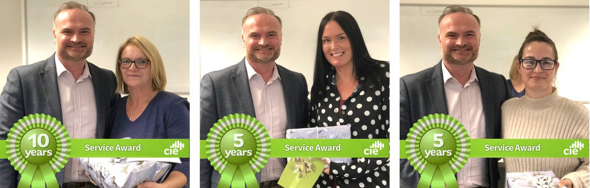 ciegroup's tweet photo. Who said that staff retention is difficult these days?!
Today we were honoured to present @ciegroup team members with their 5, 10, 25 and 35 YEAR Service Awards!!
#avtweeps #nottingham #teamwork #howtoav https://t.co/x5UlRo88Gs