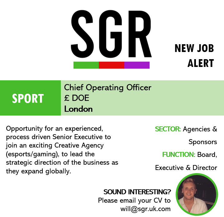 StGeorgesRec's tweet photo. Opportunity to join a rapidly expanding eSports agency as their Chief Operating Officer! 🎮
#eSports #gaming #sports #sport https://t.co/A72Z6QW9jt