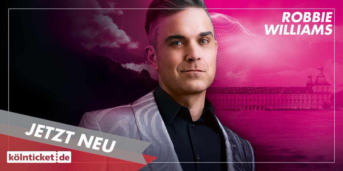 koelnticket's tweet photo. ‼️ @robbiewilliams live in #Bonn‼️🤩
Da haben wir kurz vor Weihnachten nochmal ein Mega-Highlight für euch! Robbie Williams spielt seine einzige Deutschland-Show 2020 auf der Hofgartenwiese Bonn! Tickets bekommt ihr ab morgen, 10 Uhr bei uns!

👉👉 https://t.co/wwugUGMr7d https://t.co/poso9itcEr