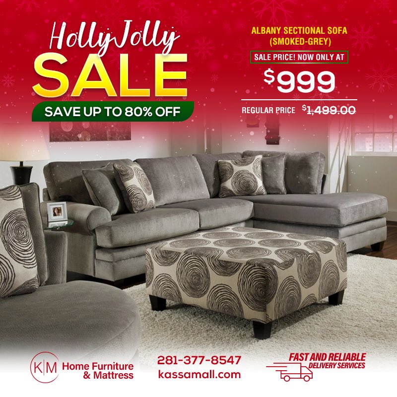 Beautiful hand tufted sectionals available now