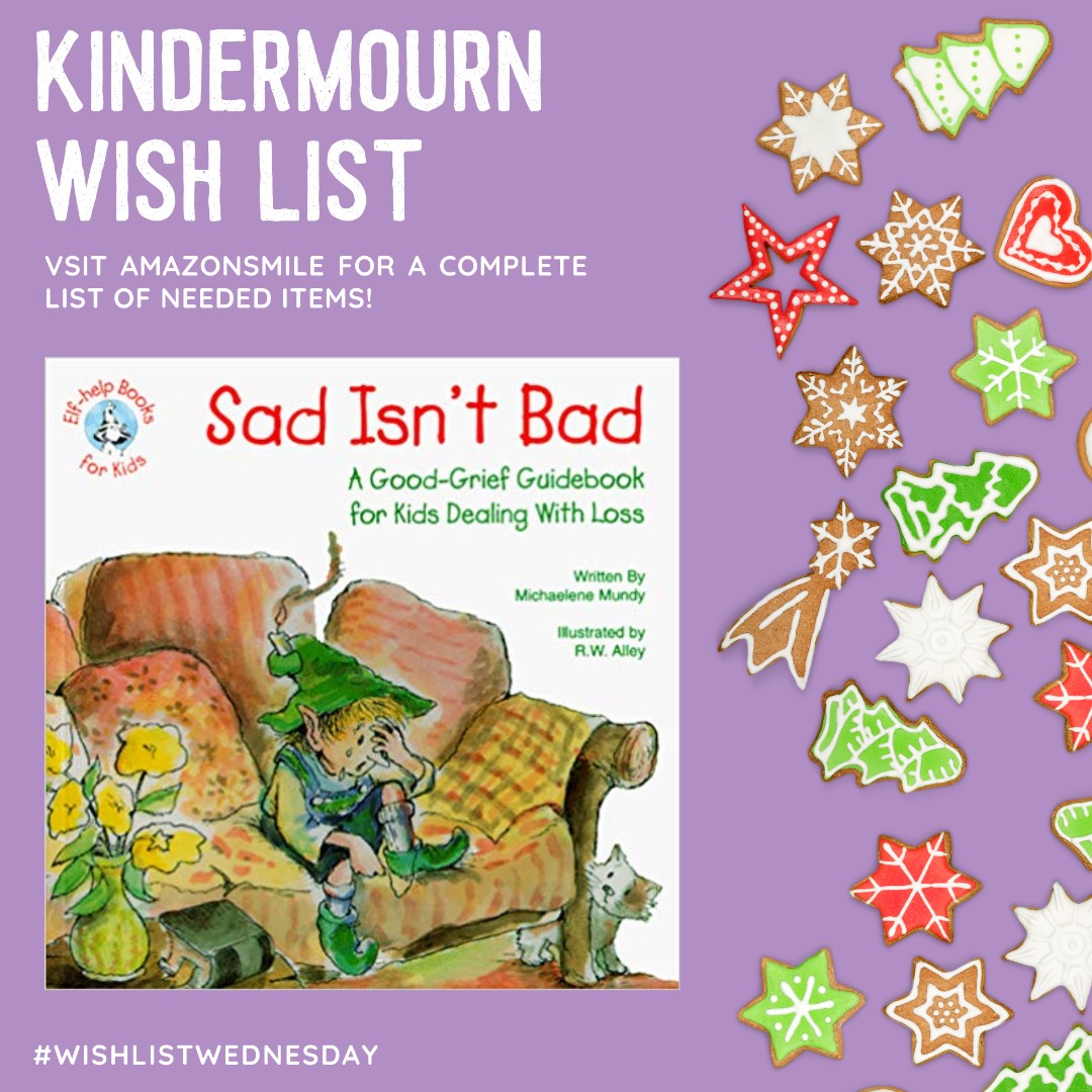 It's #WishListWednesday and we are in need of some "Sad Isn't Bad" books for our Helping the Hurt participants. Visit @amazonsmile for a complete list of needed items! Link in bio.