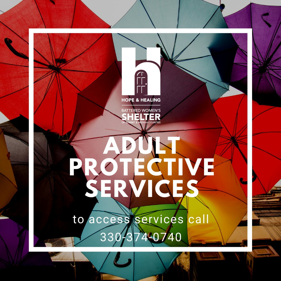 Anyone at any age deserves respect and to be treated fairly in their relationships. If you know an elder that may be experiencing abuse please call our 24 hour hotline at 330.374.1111 or learn more about Elder abuse at hopeandhealingresources.org/our-work/adult…