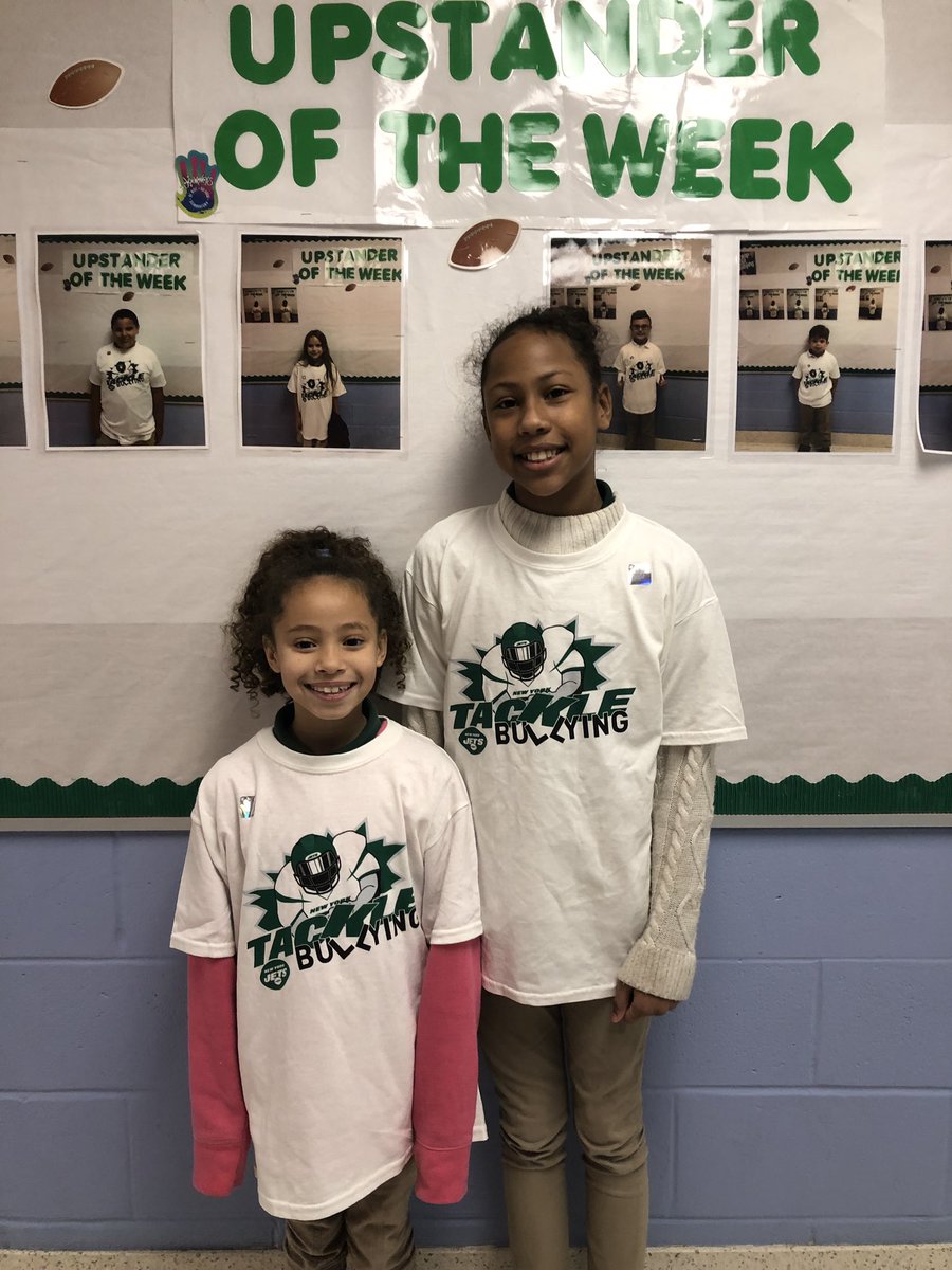 AAA P.E. (@aaa_p_e) on Twitter photo Congratulations to Week 16 & 17 Jets Upstanders of the Week! Suzanne and Tatiana! #JetsTackleBullying <a href="/STOMPOutBullyng/">The Official STOMP Out Bullying</a> <a href="/nyjets/">New York Jets</a> @LoveBethpage @AAAlbelementary Congratulations to Week 16 & 17 Jets Upstanders of the Week! Suzanne and Tatiana! #JetsTackleBullying <a href="/STOMPOutBullyng/">The Official STOMP Out Bullying</a> <a href="/nyjets/">New York Jets</a> @LoveBethpage @AAAlbelementary