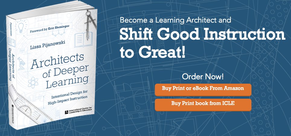 ModelSchoolsHMH's tweet image. What does it take to become a master educator and true architect of deeper learning? Start your transformation today with Architects of Deeper Learning, an inspirational read by ICLE Senior Fellow @lpijanowski. Learn More &amp;amp; Order: spr.ly/60181nWGO #LeaderEd#AODL