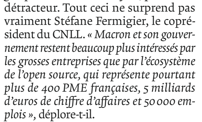 cnll_fr's tweet photo. “L’Etat français est-il accro aux GAFAM”, enfin la presse informatique prend le sujet au sérieux. Source: 01net (papier) de ce jour. https://t.co/DiSWpUyoY2