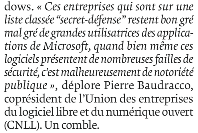 cnll_fr's tweet photo. “L’Etat français est-il accro aux GAFAM”, enfin la presse informatique prend le sujet au sérieux. Source: 01net (papier) de ce jour. https://t.co/DiSWpUyoY2